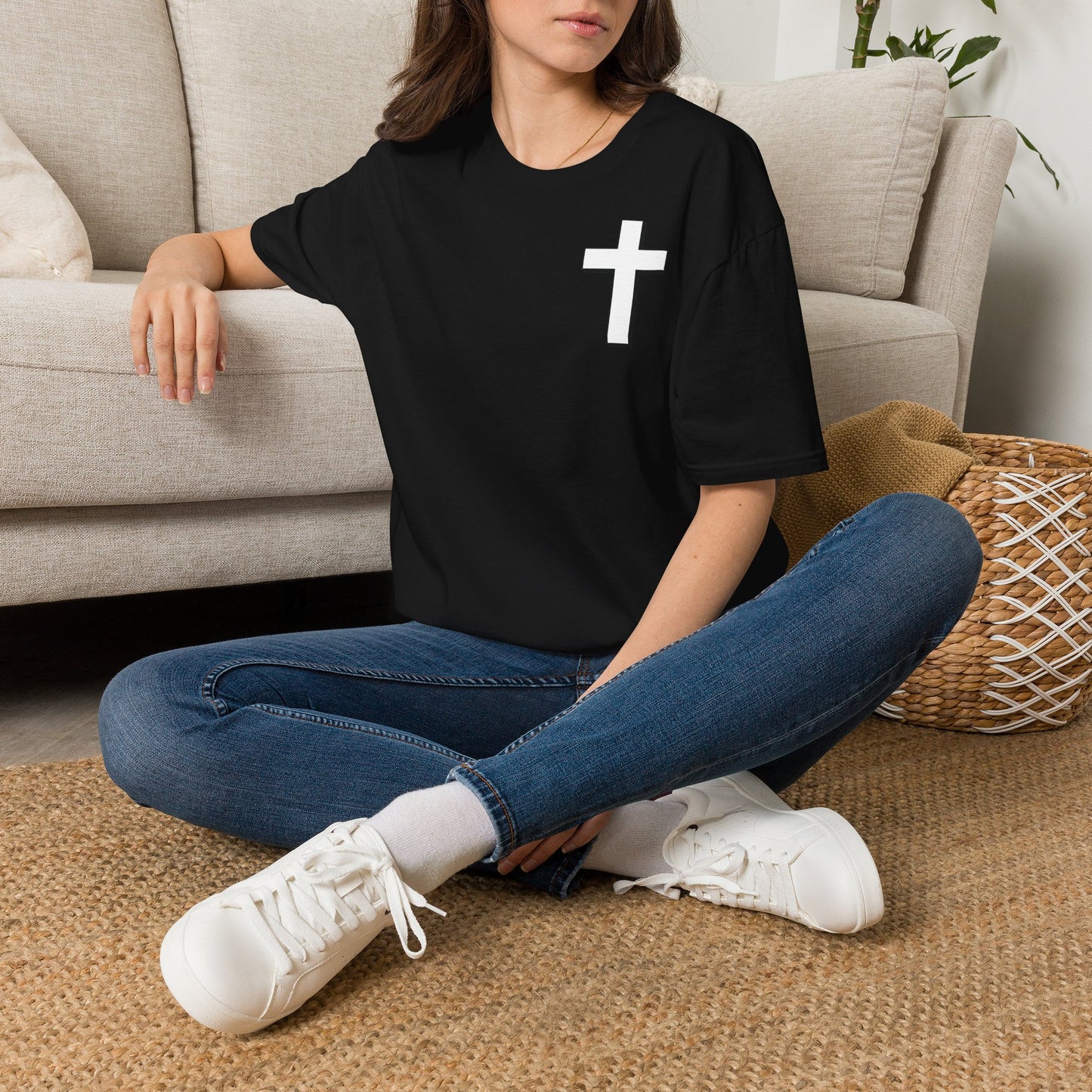 Joshua 1:9 Cross Tee