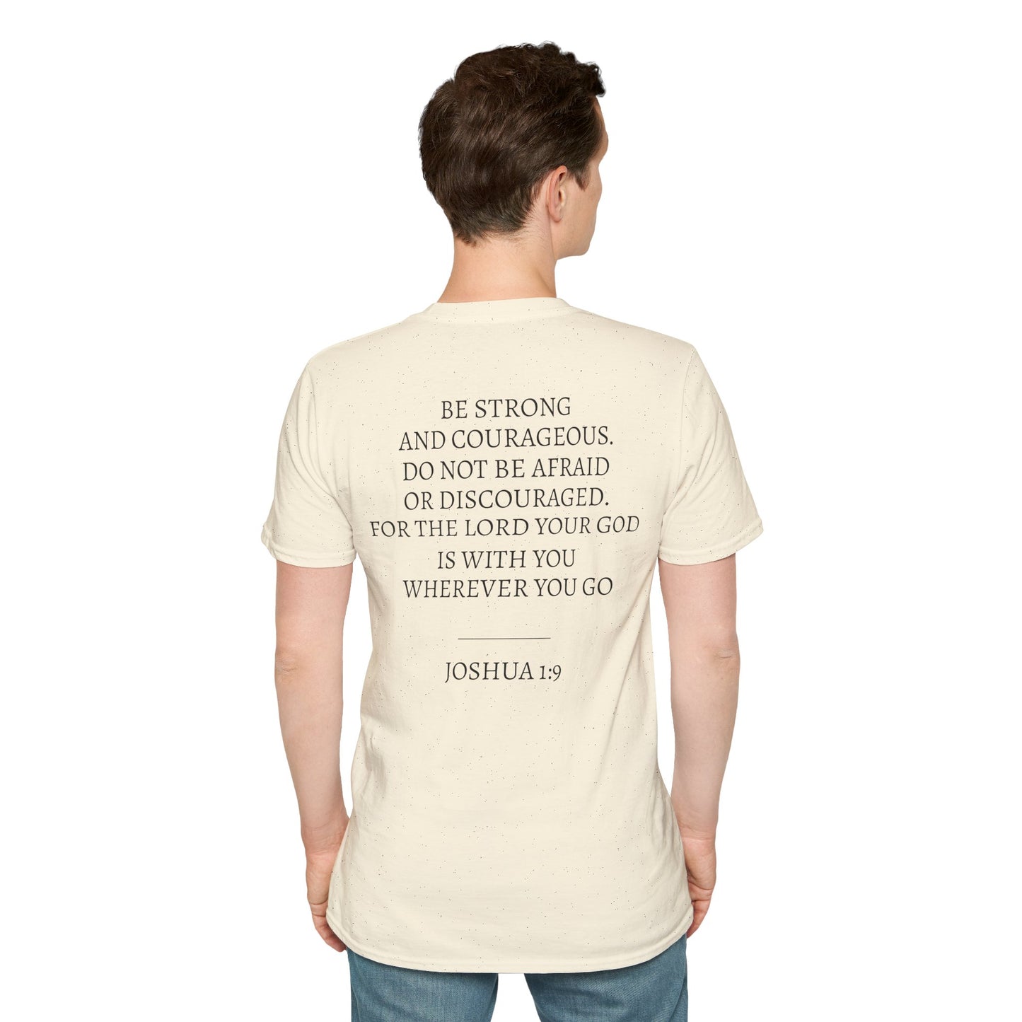 Joshua 1:9 Cross Tee