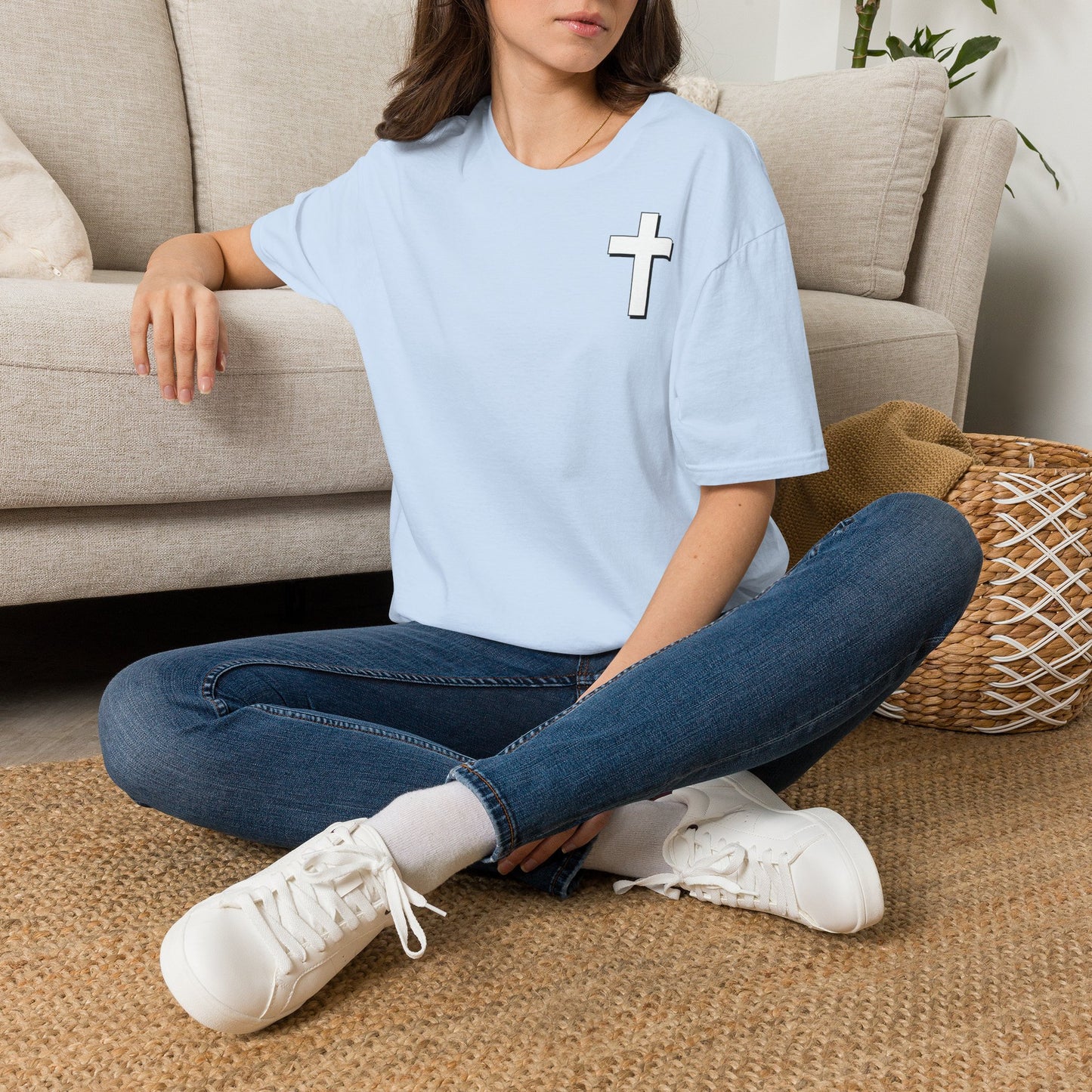 Joshua 1:9 Cross Tee
