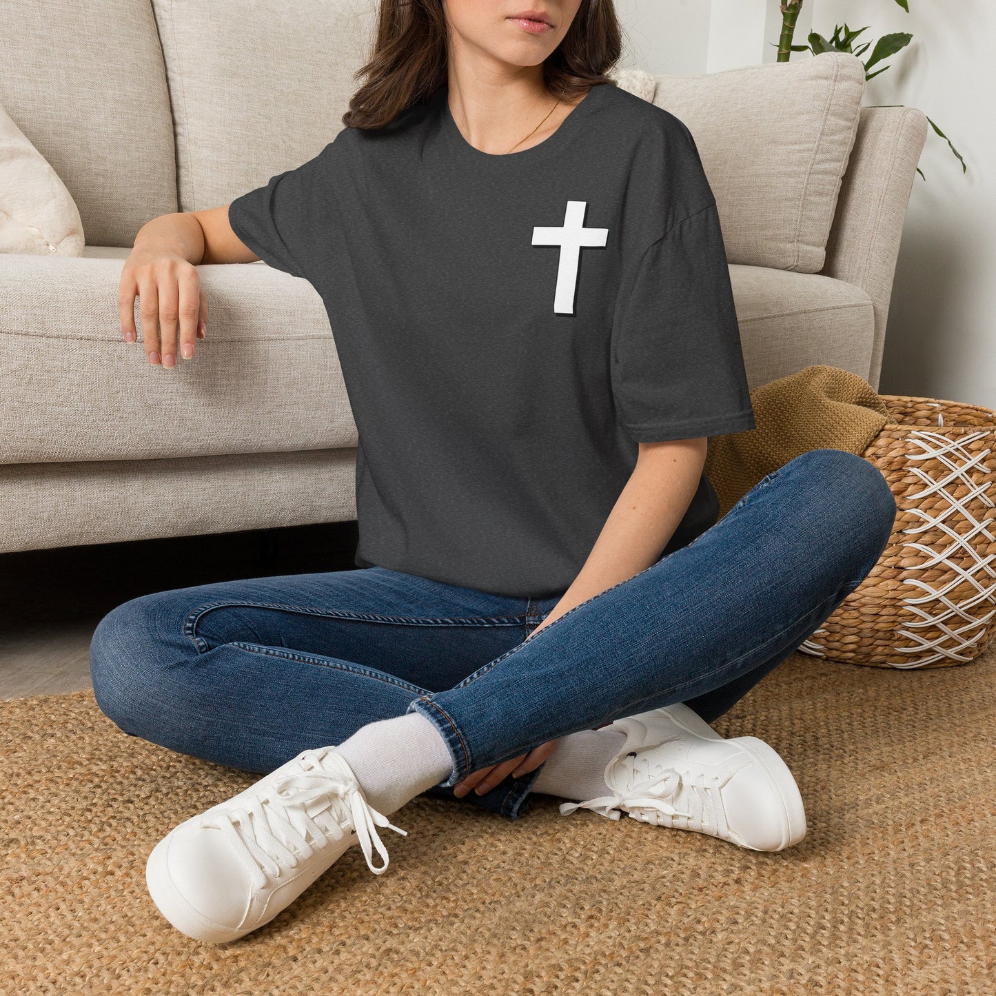 Joshua 1:9 Cross Tee