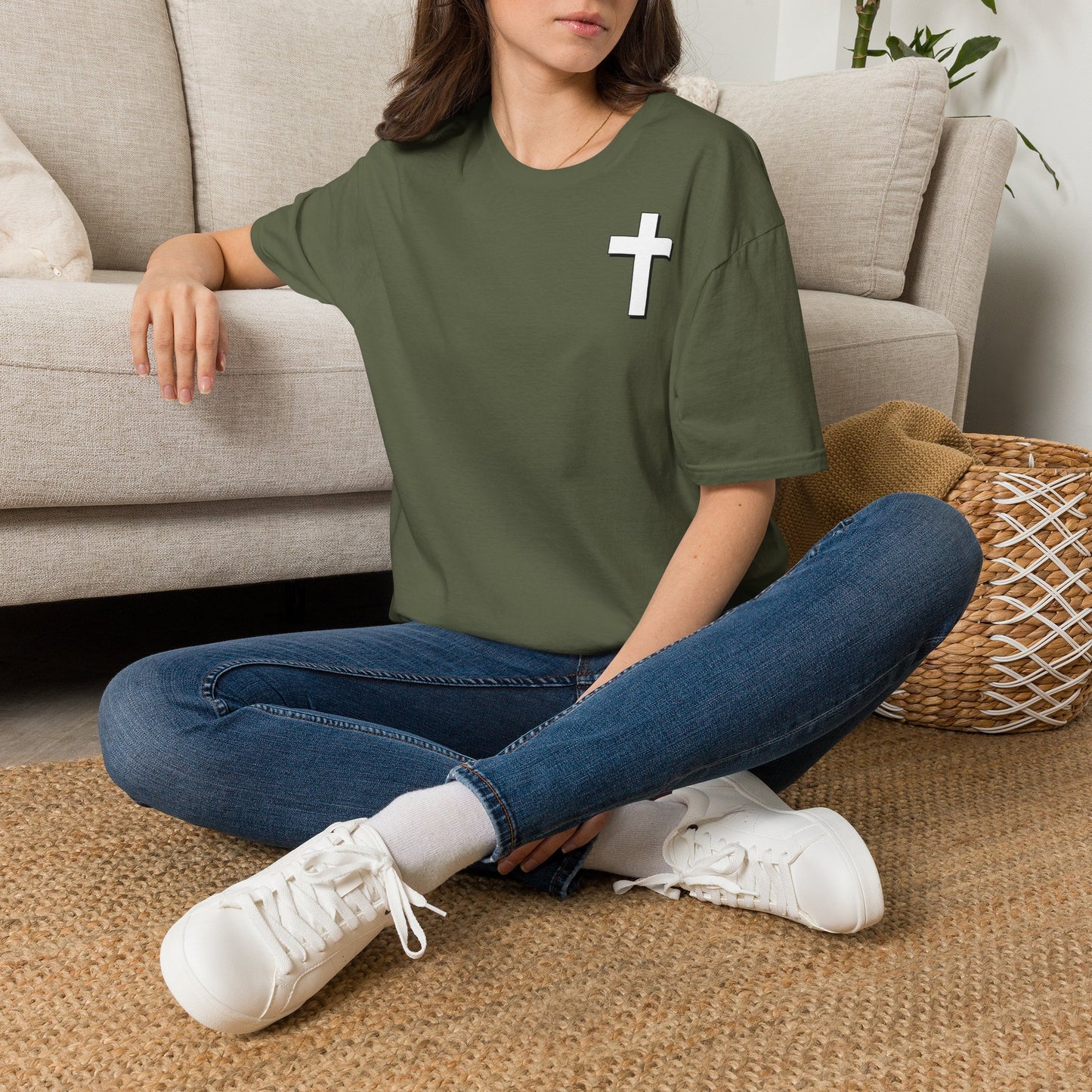 Joshua 1:9 Cross Tee