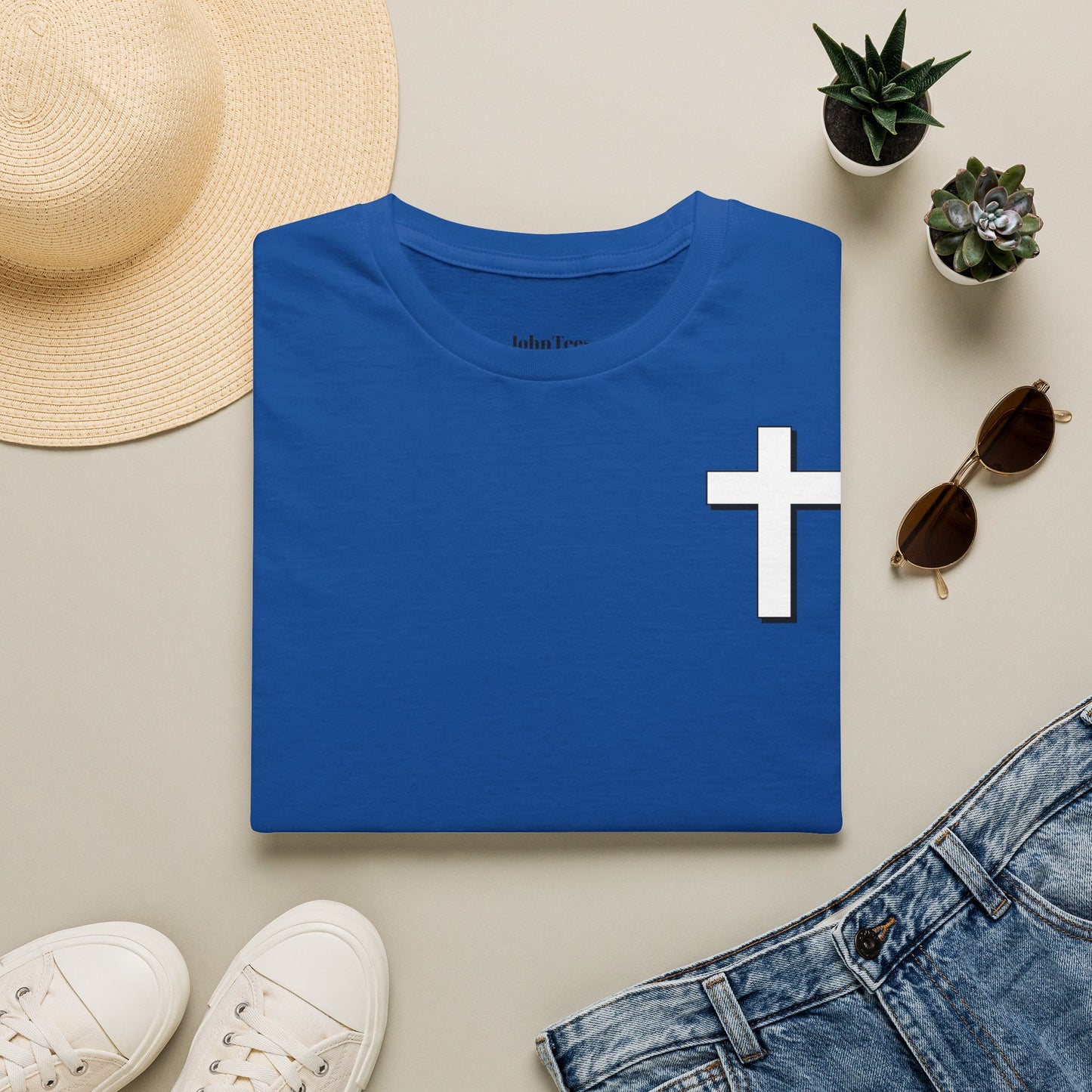 Joshua 1:9 Cross Tee