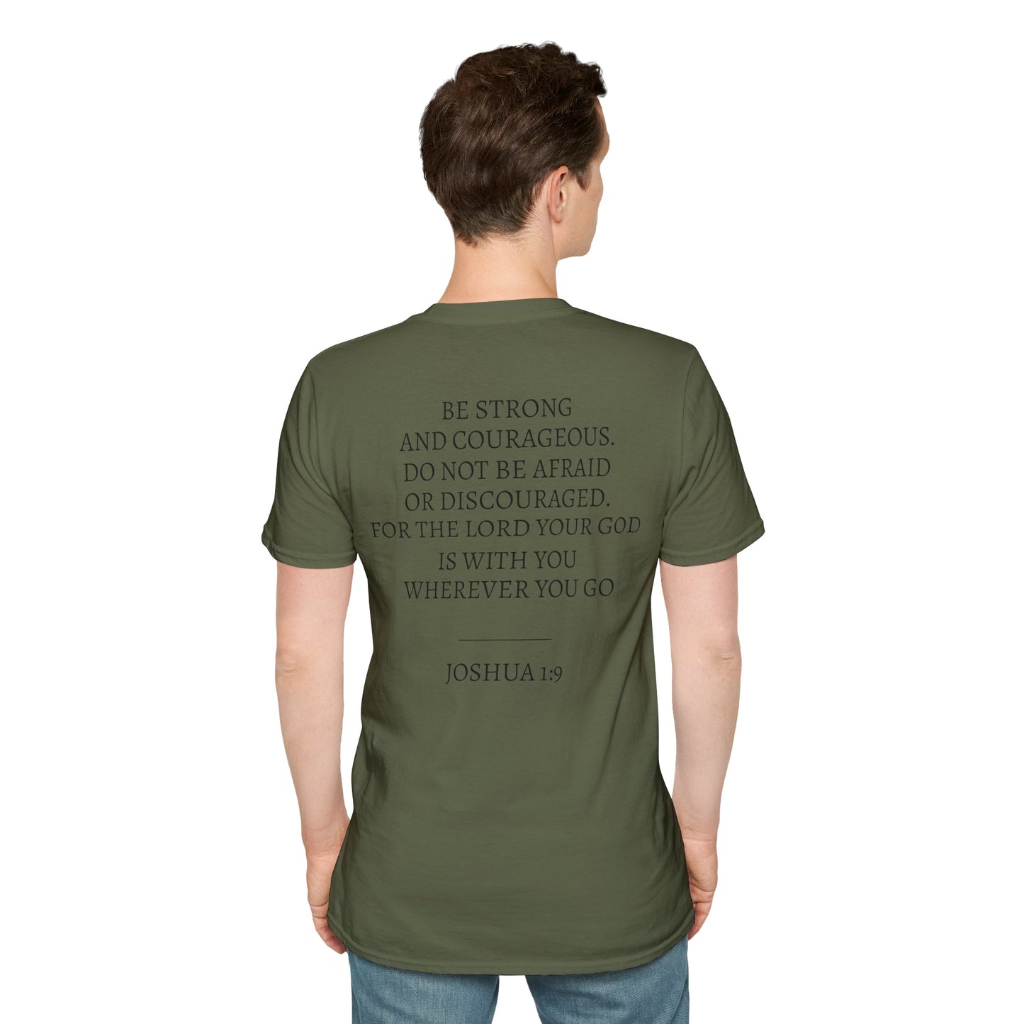 Joshua 1:9 Cross Tee