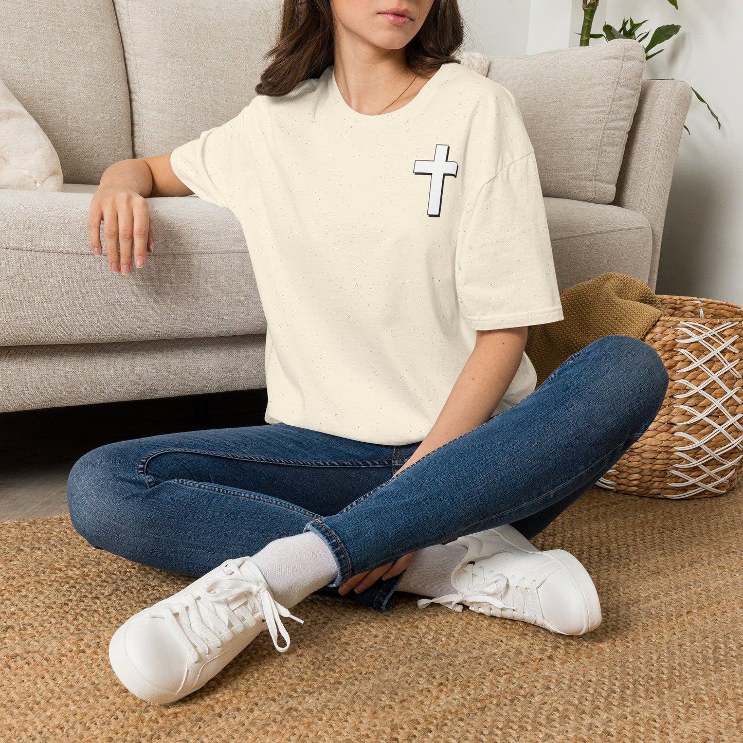 Joshua 1:9 Cross Tee
